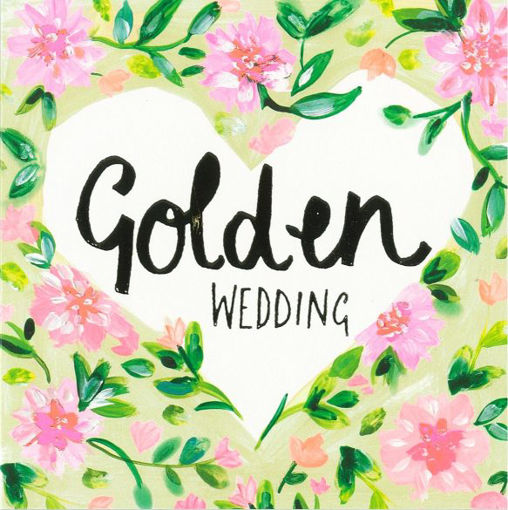 Picture of GOLDEN WEDDING CARD